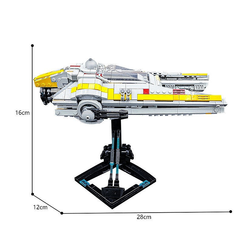 M52X Tactical Starfighter MOC Building Kit | Futuristic Spacecraft Model - 4