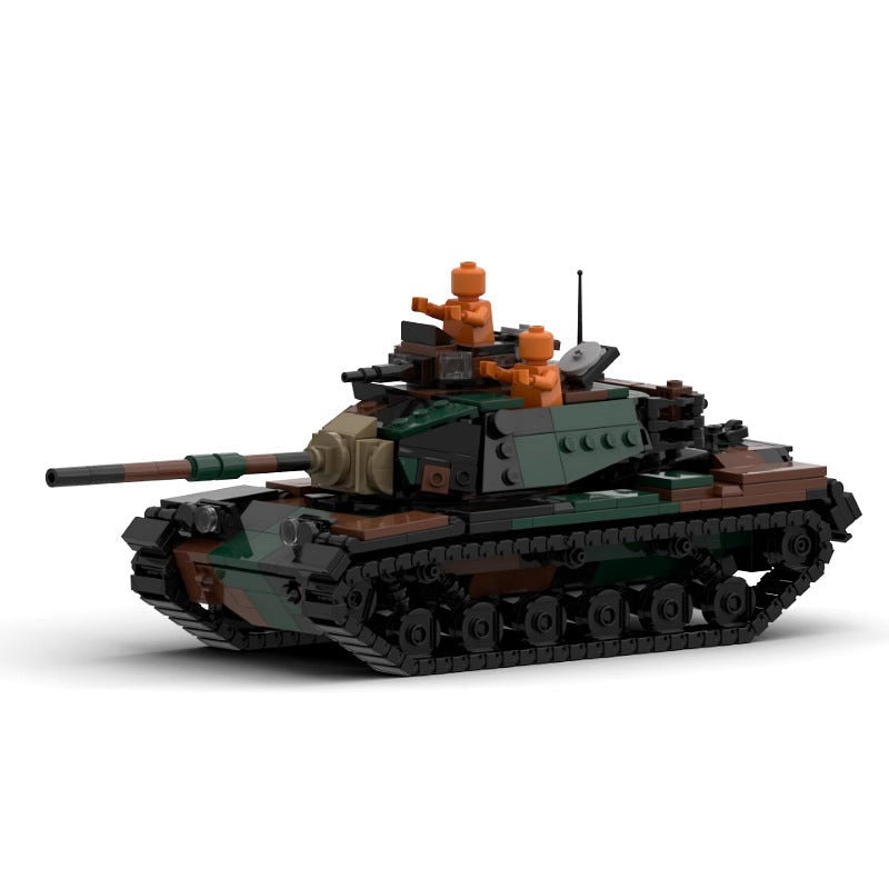 M60 Woodland Main Battle Tank MOC Building Kit | Military Armored Model - 3