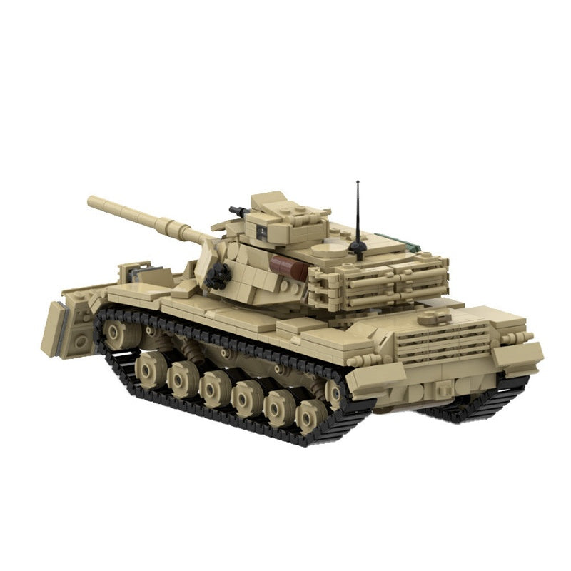 M60A1 Dozer Tank MOC Building Kit | Main Battle Tank - 3