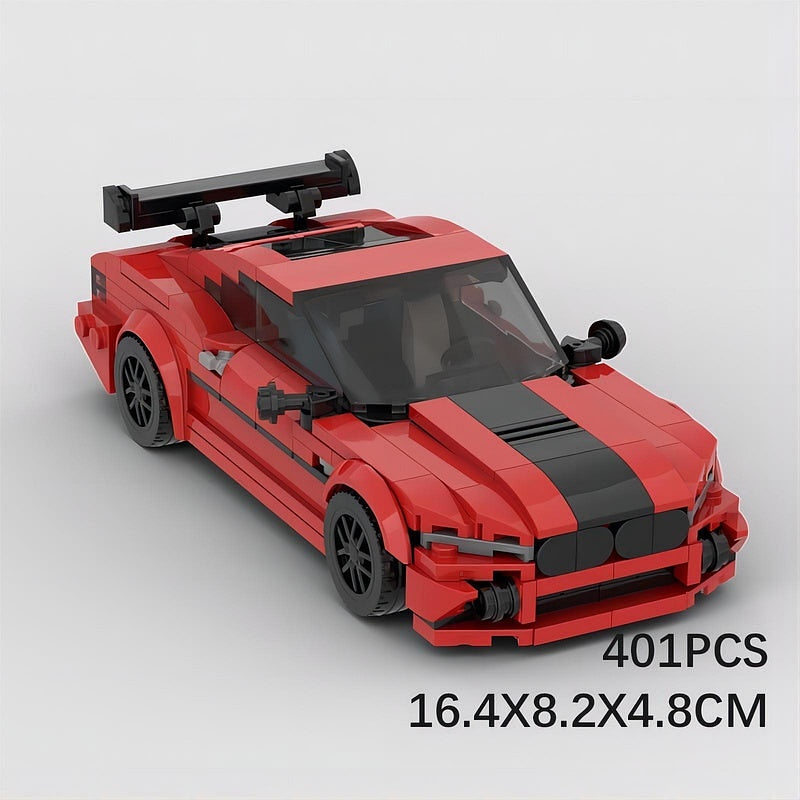 M8 Coupe Racing MOC Sports Car Building Kit | Vehicle Model - 6
