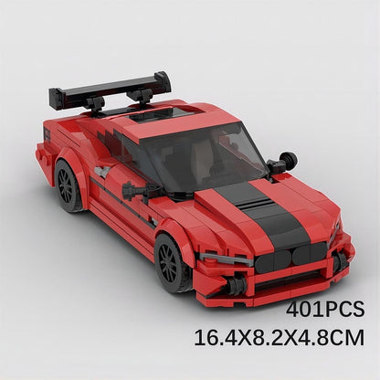 M8 Coupe Racing MOC Sports Car Building Kit | Vehicle Model - 6