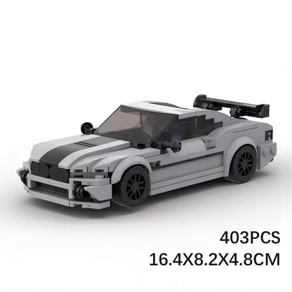 M8 Coupe Sports Car Racing Building Kit | LEGO-Compatible MOC - 8