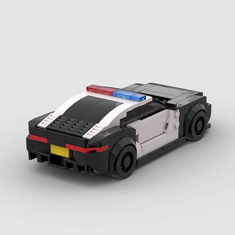 M8 Sports Police Pursuit Vehicle Building Kit | LEGO-Compatible MOC - 4