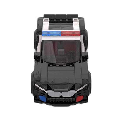 M8 Sports Police Pursuit Vehicle Building Kit | LEGO-Compatible MOC - 5