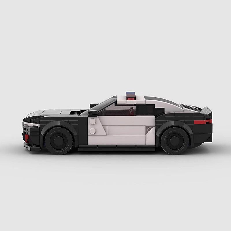 M8 Sports Police Pursuit Vehicle MOC Building Kit | Futuristic Car Model - 3