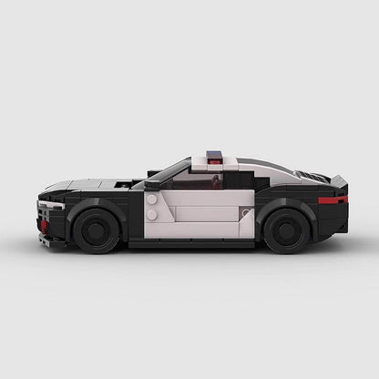 M8 Sports Police Pursuit Vehicle MOC Building Kit | Futuristic Car Model - 3