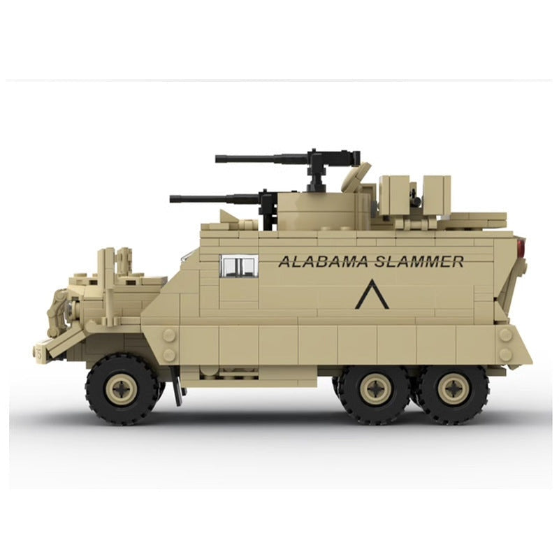 M818 Gun-Truck MOC Building Kit | Tactical Military Vehicle Model - 5
