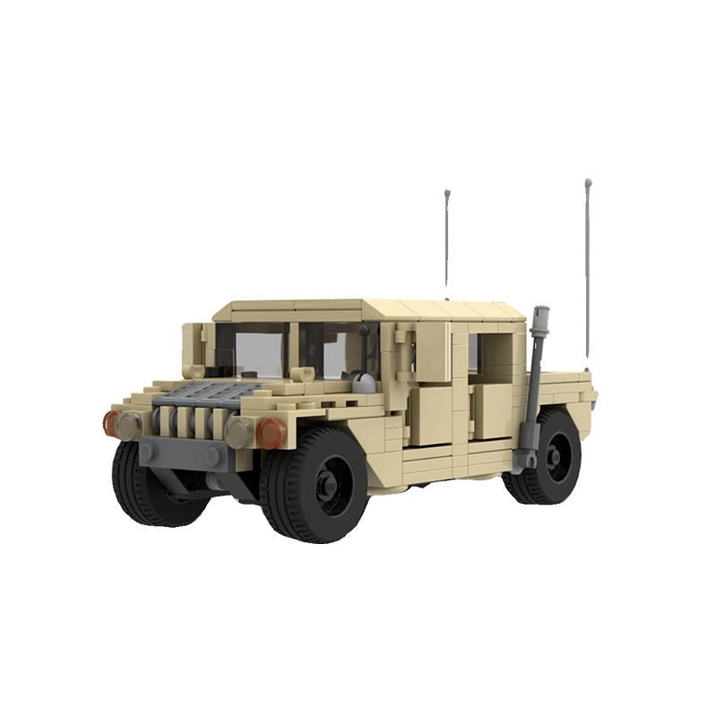 M998 Tactical Off-Road Vehicle MOC Building Kit | Military 4x4 Model - 5