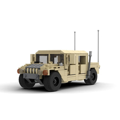 M998 Tactical Off-Road Vehicle MOC Building Kit | Military 4x4 Model - 6
