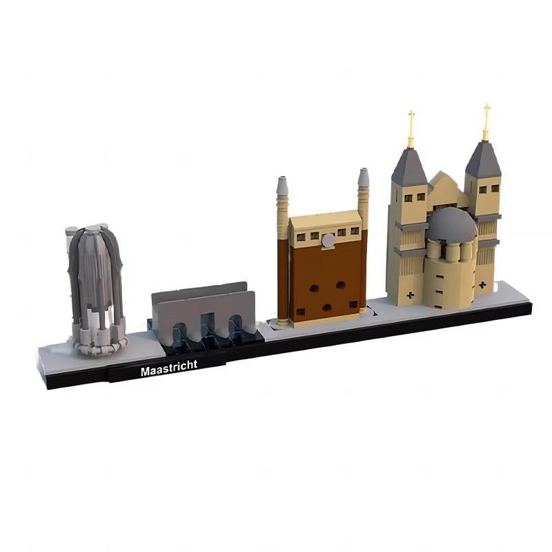 Maastricht Skyline MOC Architecture Building Kit - 1