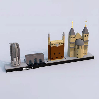 Maastricht Skyline MOC Architecture Building Kit - 2