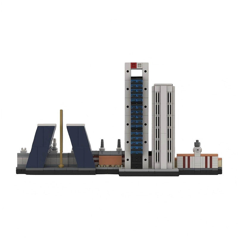 Madrid Skyline MOC Architecture Building Kit - 3