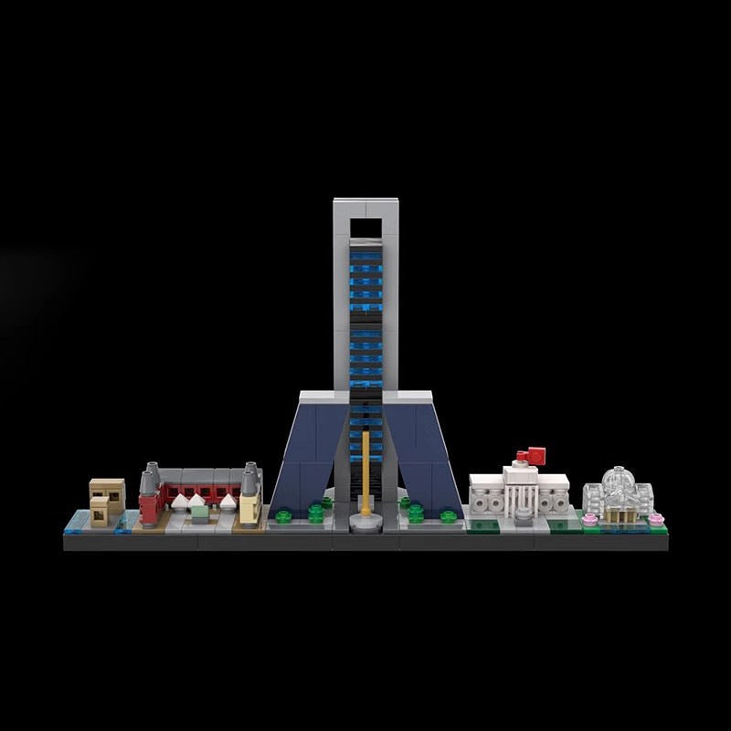Madrid Skyline MOC Architecture Building Kit - 5