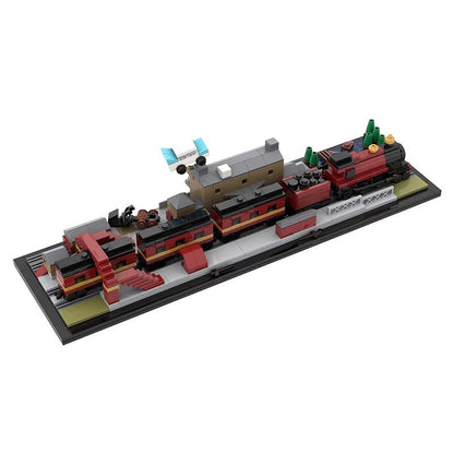 Magic School Railway Station & Castle Express Building Kit | Compatible MOC - 1