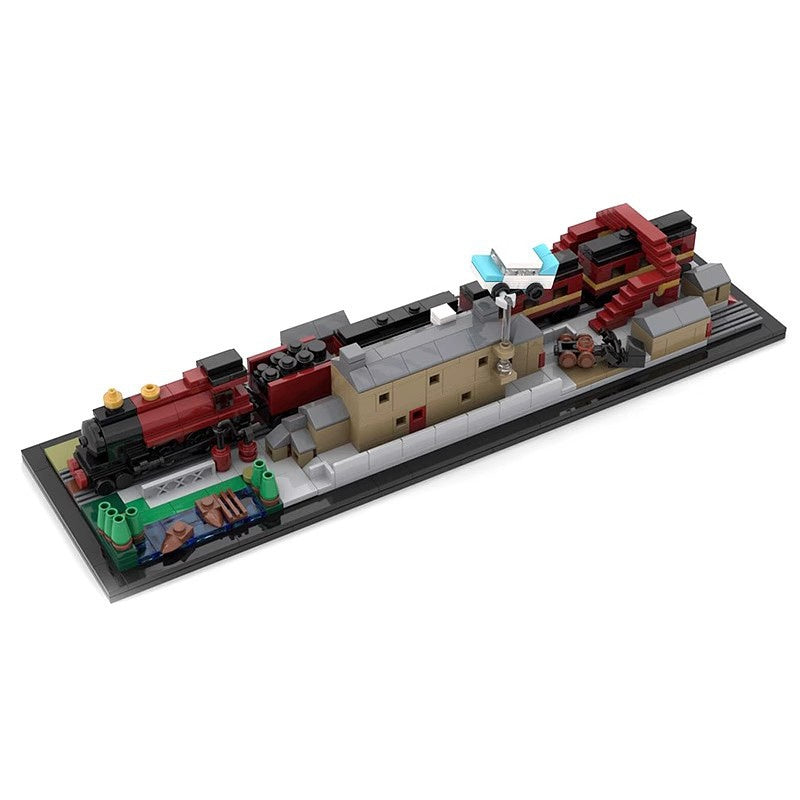 Magic School Railway Station & Castle Express Building Kit | Compatible MOC - 3