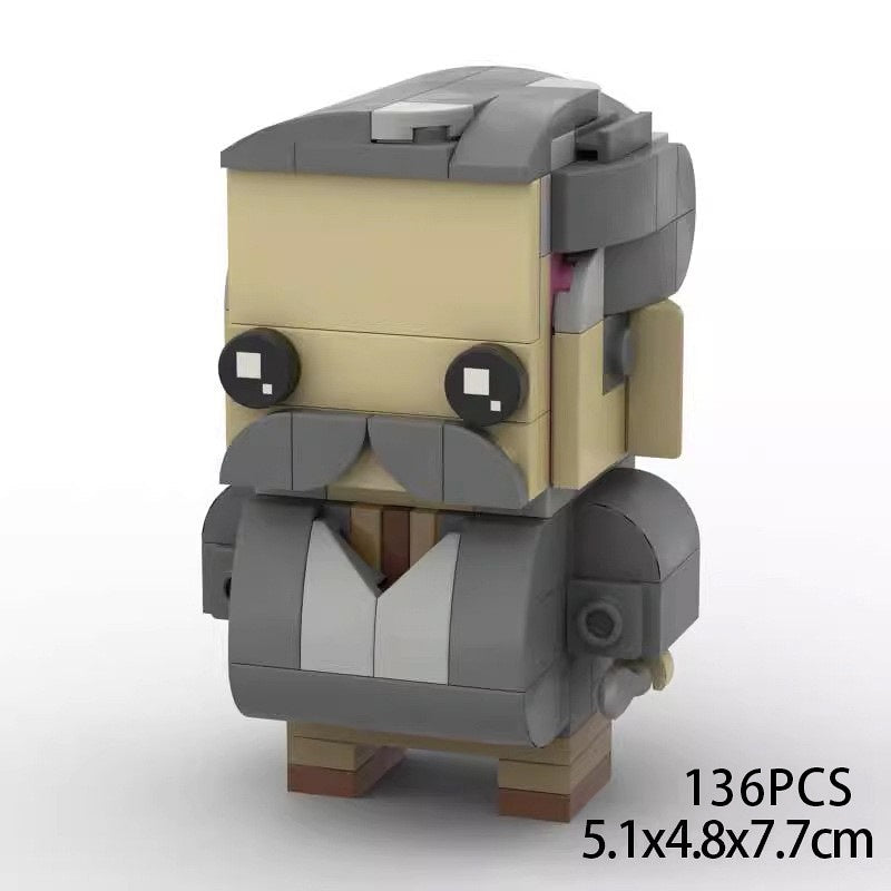 Magical School Wizard Brickheadz Building Kit | LEGO-Compatible MOC - 16