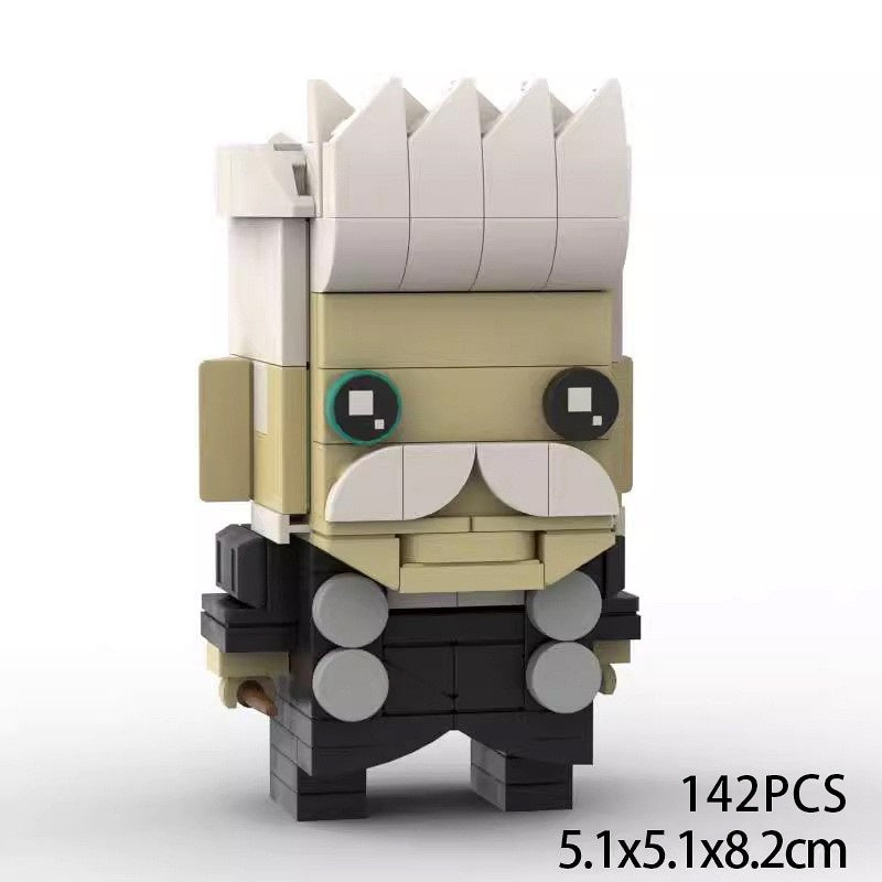 Magical School Wizard Brickheadz Building Kit | LEGO-Compatible MOC - 18