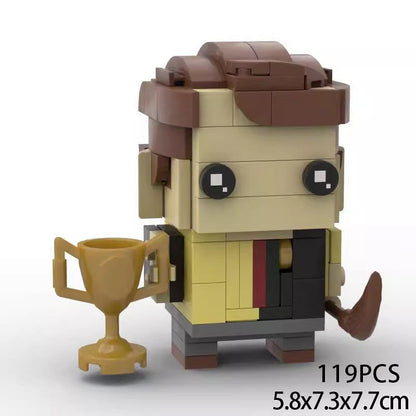 Magical School Wizard Brickheadz Building Kit | LEGO-Compatible MOC - 46
