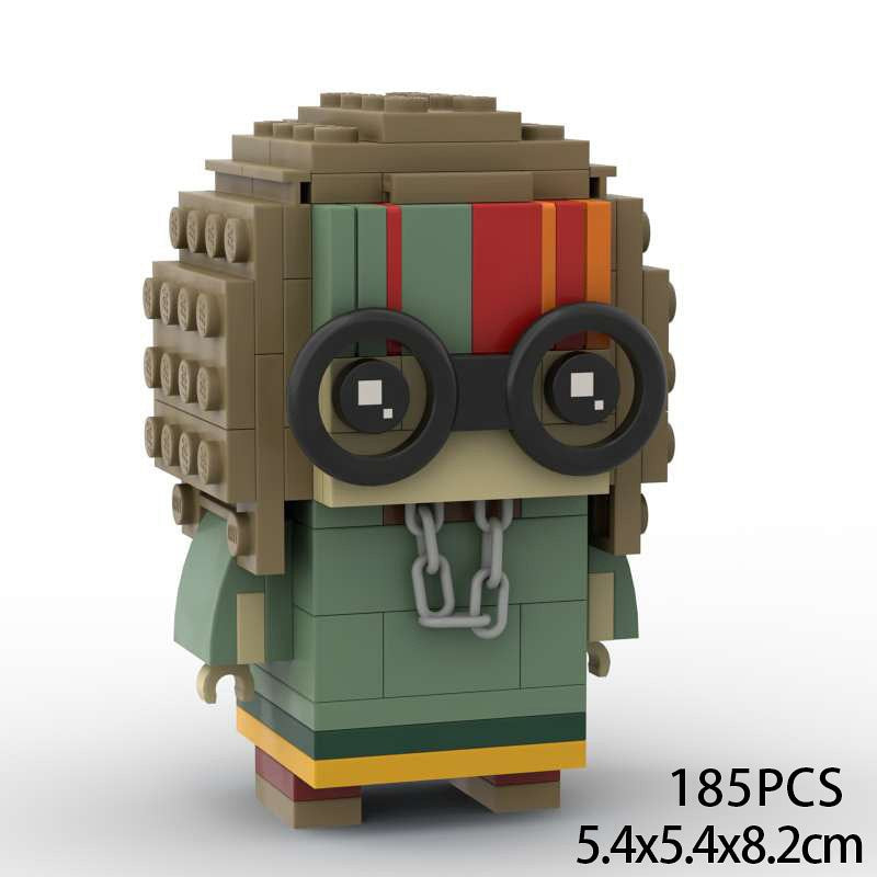 Magical School Wizard Brickheadz Building Kit | LEGO-Compatible MOC - 48