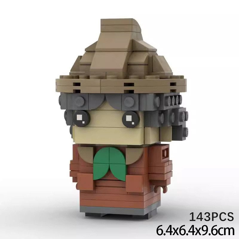 Magical School Wizard Brickheadz Building Kit | LEGO-Compatible MOC - 6