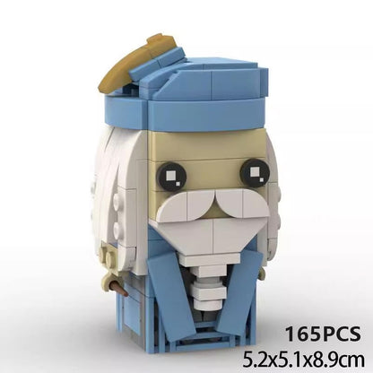 Magical School Wizard Brickheadz Building Kit | LEGO-Compatible MOC - 8