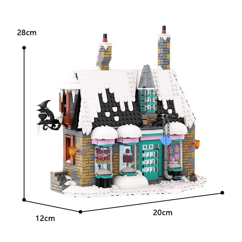Magical Wizard Village Sweet Shop Building Kit | LEGO-Compatible MOC - 3