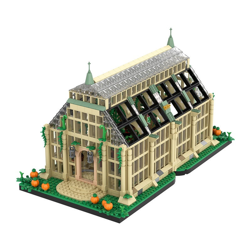 Magical Wizarding School Greenhouse Building Kit | Compatible MOC - 5