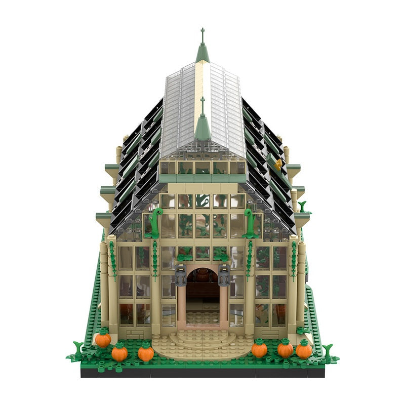 Magical Wizarding School Greenhouse Building Kit | Compatible MOC - 6