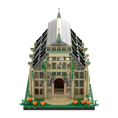 Magical Wizarding School Greenhouse Building Kit | Compatible MOC - 6