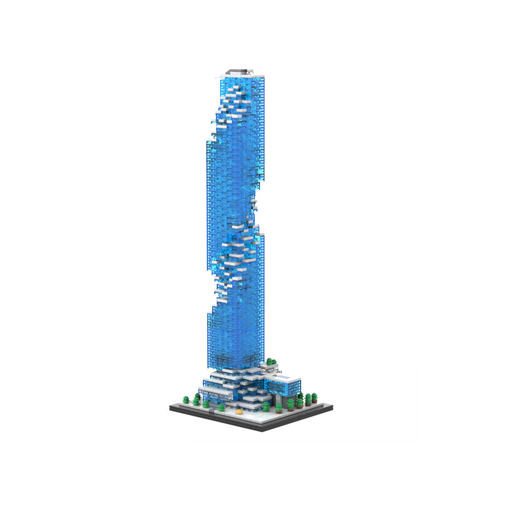 MahaNakhon Building Kit | 1:800 Scale | LEGO-Compatible MOC - 1