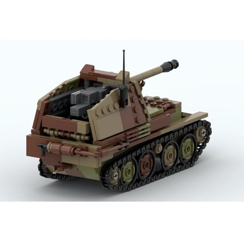 Marder III Ausf. M Tank Destroyer MOC Building Kit | WWII Military Model - 3