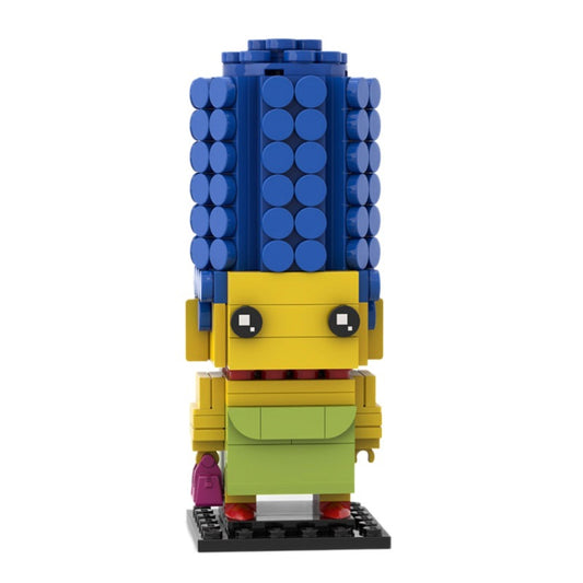 marge simpson brickheadz building set | moc-70360 - 4