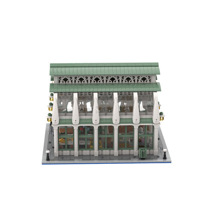 Market Hall Building Kit | LEGO-Compatible MOC - 5