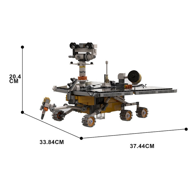 Mars Exploration Rover MOC Building Kit | Space Science Vehicle Model - 4