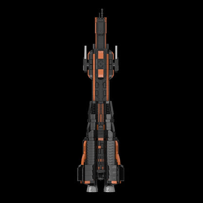 Martian Capital Ship Dreadnought Building Kit | 1:900 Scale LEGO-Compatible MOC - 3