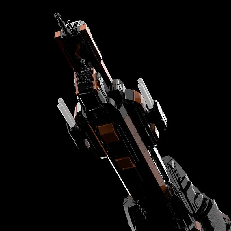 Martian Capital Ship Dreadnought MOC Building Kit | 1:900 Scale - 2