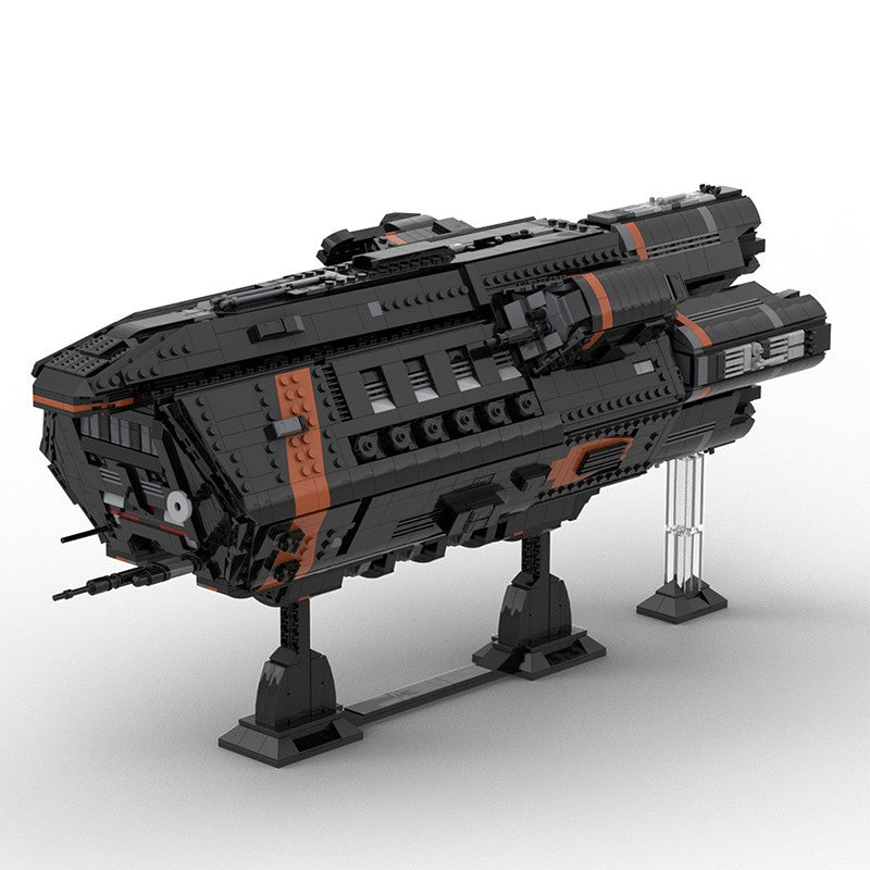 Martian Fleet Stealth Cruiser Building Kit | LEGO-Compatible MOC - 3