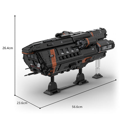 Martian Fleet Stealth Cruiser Building Kit | LEGO-Compatible MOC - 5