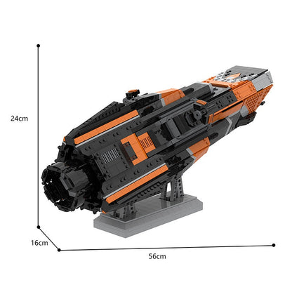 Martian Patrol Destroyer Building Kit | LEGO-Compatible MOC - 4
