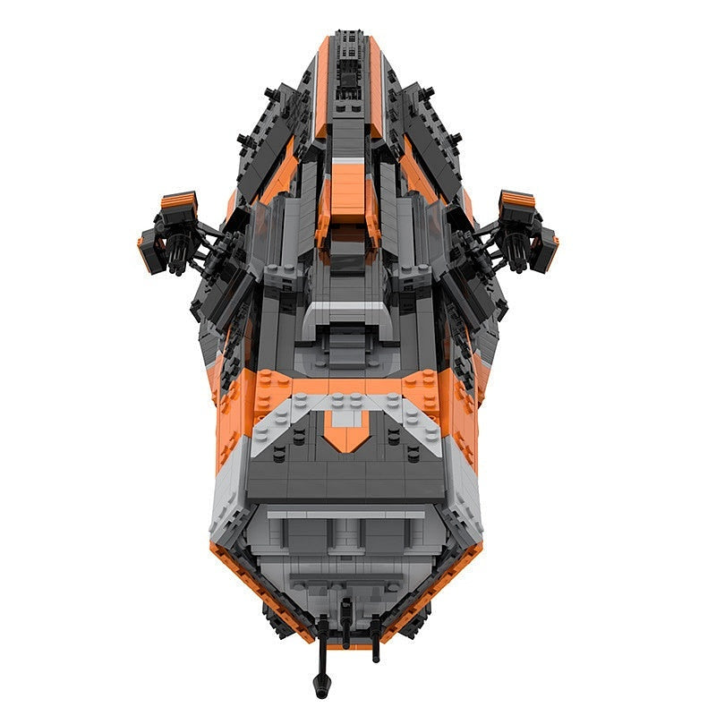 Martian Patrol Destroyer MOC Building Kit | Futuristic Space Gunship Model - 2