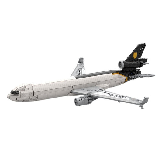MD-11 Cargo Freighter MOC Building Kit | Trijet Aircraft Model - 1