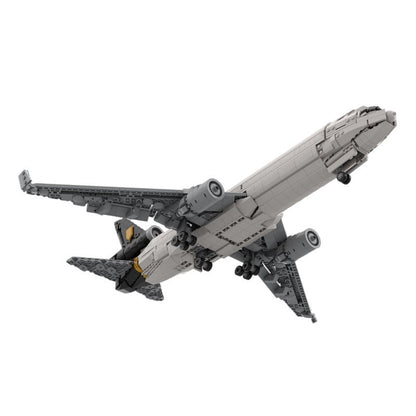 MD-11 Cargo Freighter MOC Building Kit | Trijet Aircraft Model - 4