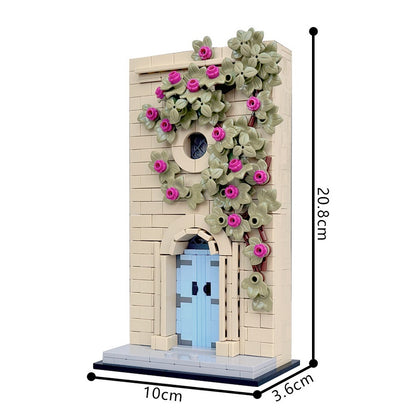 Mdina Blue Door Malta Building Kit | Compatible MOC - 1
