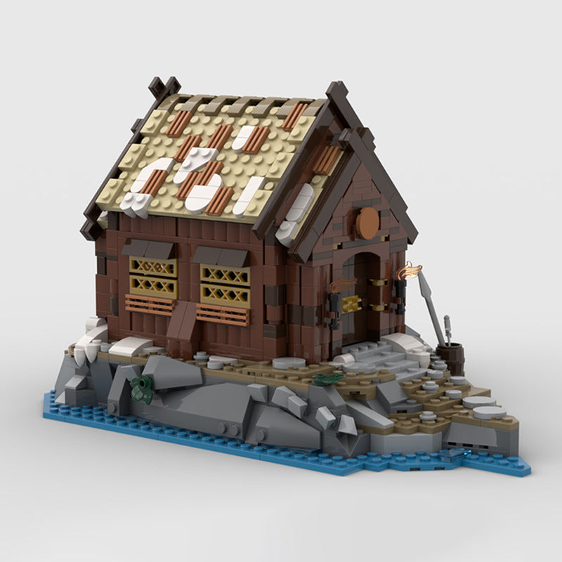 Mead Hall & Campfire Building Kits | Viking Village Expansion | LEGO-Compatible MOC - 2