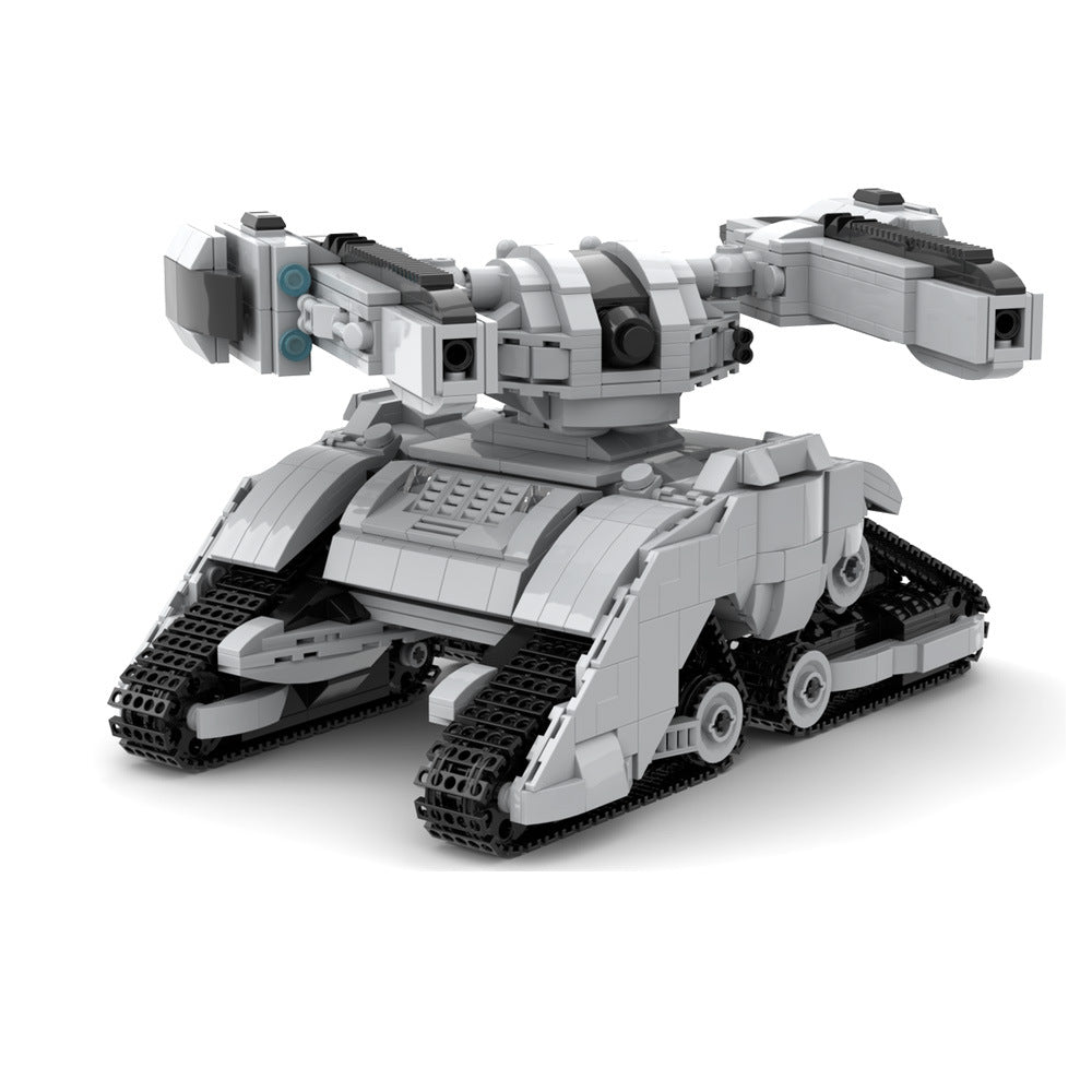 Mech Tank Hunter Killer X2 Building Kit | LEGO-Compatible MOC - 1