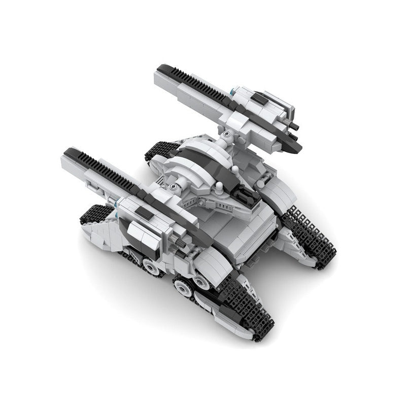 Mech Tank Hunter Killer X2 MOC Building Kit | Futuristic Armored Vehicle - 2