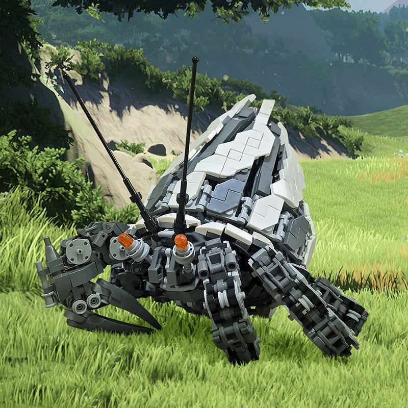 Mecha Hermit Crab MOC Animal Model Building Kit | Mechanical Creature - 3