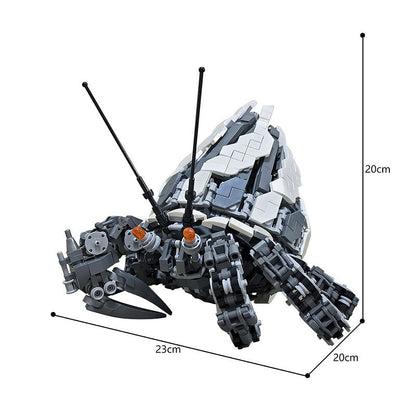 Mecha Hermit Crab MOC Animal Model Building Kit | Mechanical Creature - 4