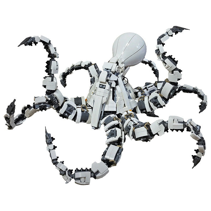 Mecha Octopus MOC Building Kit | 2158 PCS Sci-Fi Ocean Mecha Model - 1