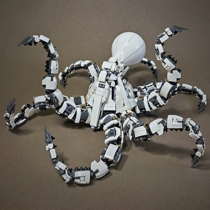 Mecha Octopus MOC Building Kit | 2158 PCS Sci-Fi Ocean Mecha Model - 2